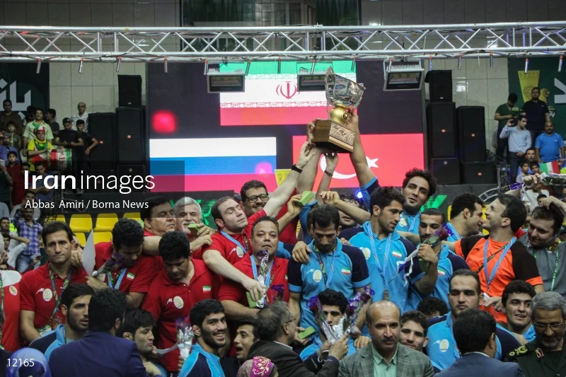 Iran wins 5th crown in Greco-Roman wrestling world cup