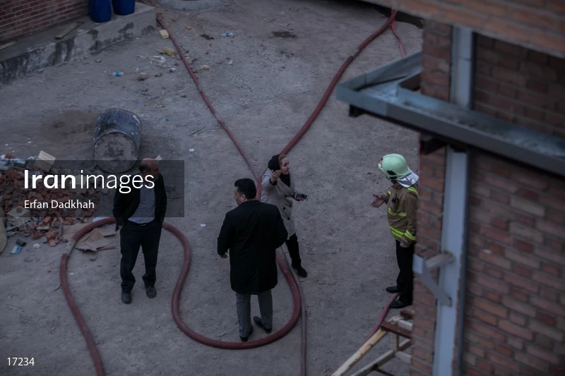 fire in Iran Chasb Company