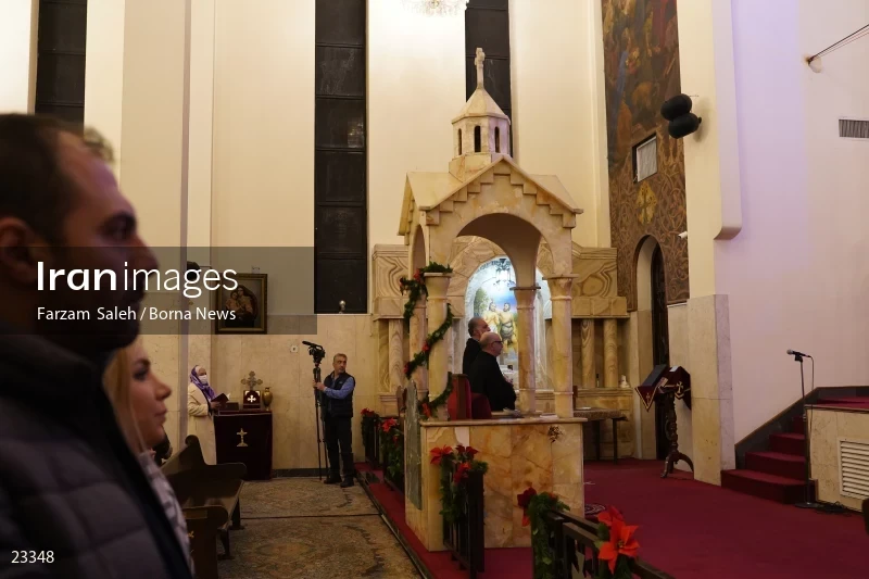 The new year ceremony in the Holy Church of Sarkis