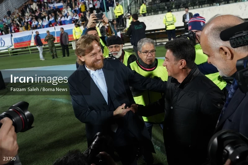 Iran v Russia friendly football match