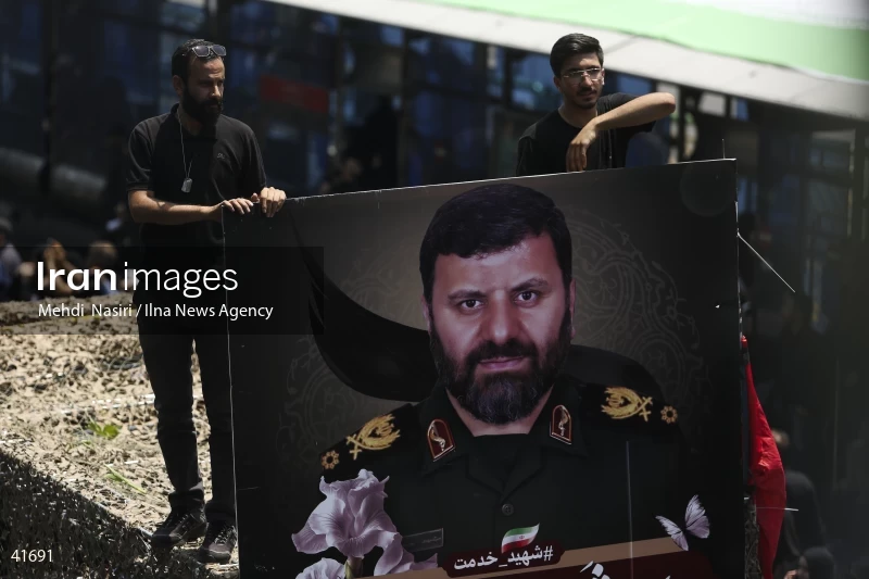 The funeral for Seyed Ebrahim Raisi, the President of Iran, and his companions in Tehran