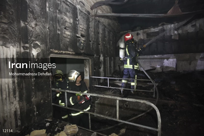 Fire at Bahman cinema in shiraz