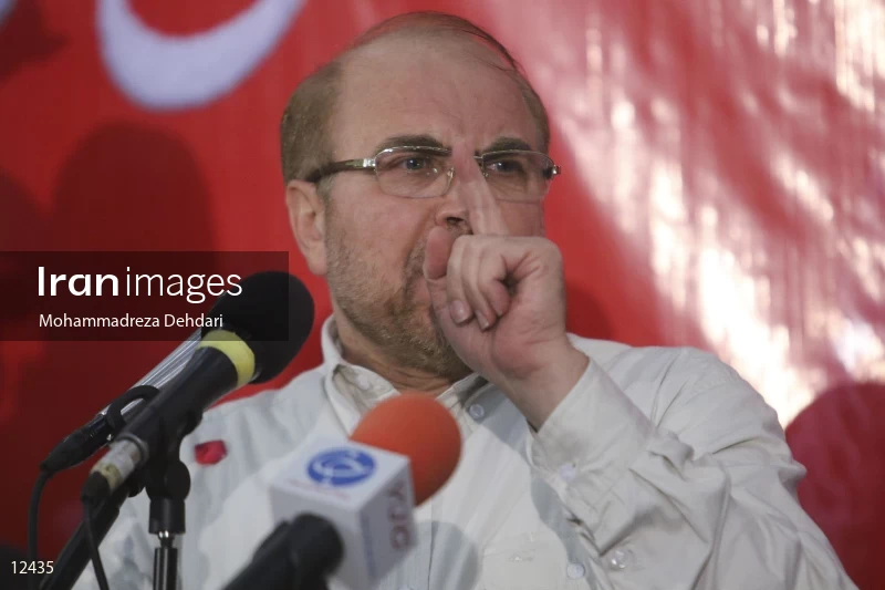 campaign rally in support of Mohammad Bagher Ghalibaf in Shiraz