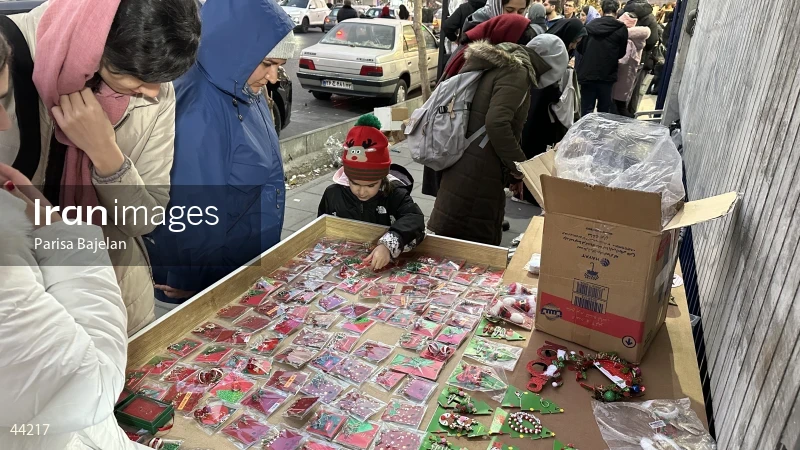 Tehran on Christmas night