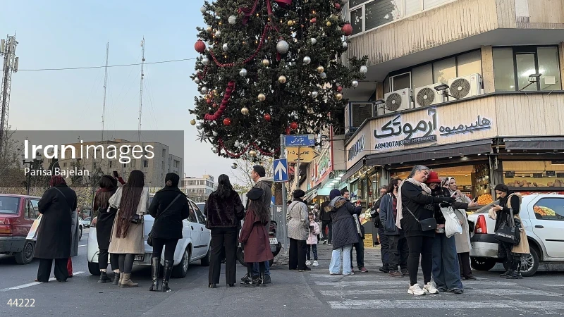 Tehran on Christmas night
