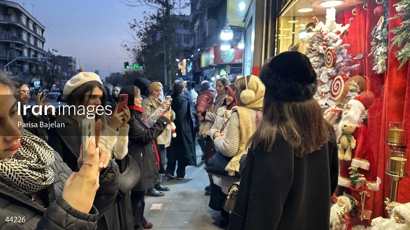 Tehran on Christmas night