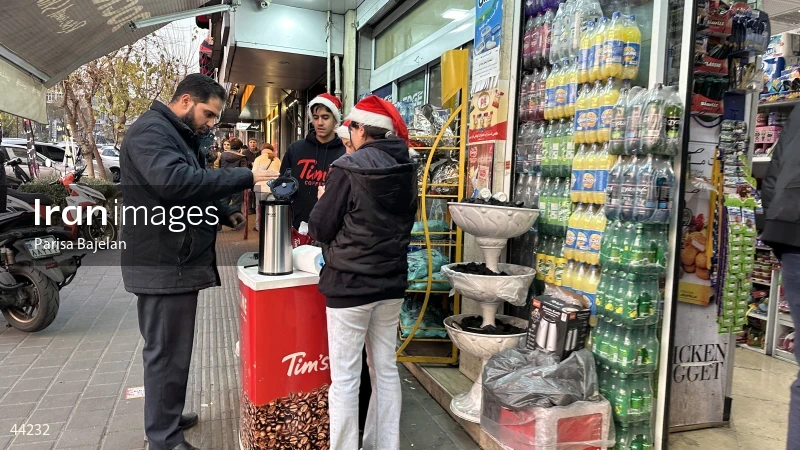 Tehran on Christmas night