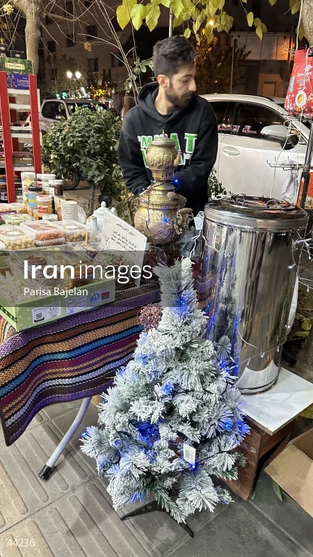 Tehran on Christmas night