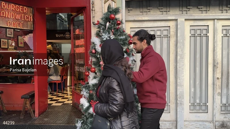 Tehran on Christmas night