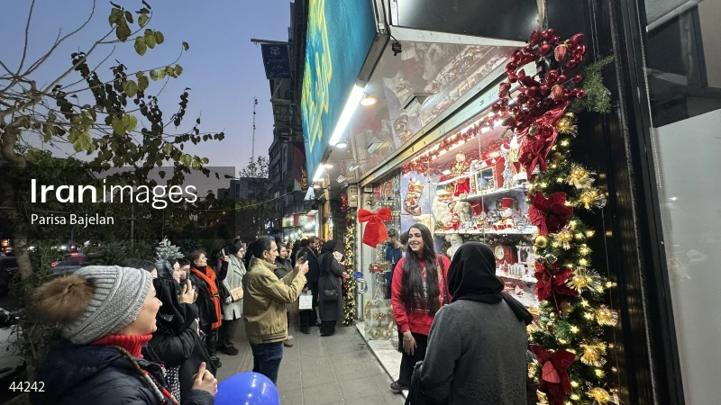 Tehran on Christmas night