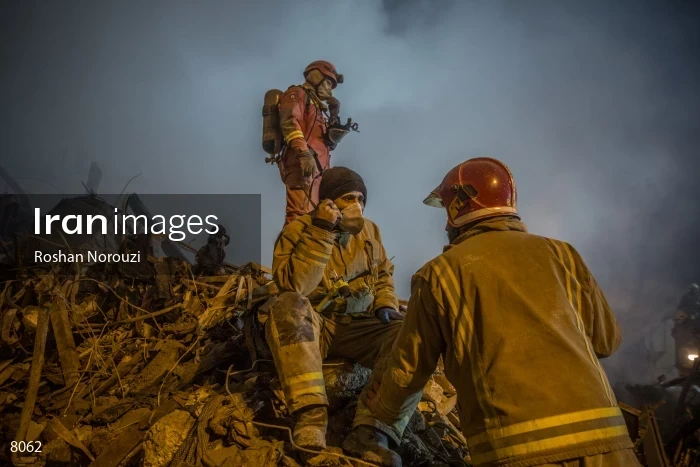 Tehran's Iconic Plasco Building Collapses After Fire
