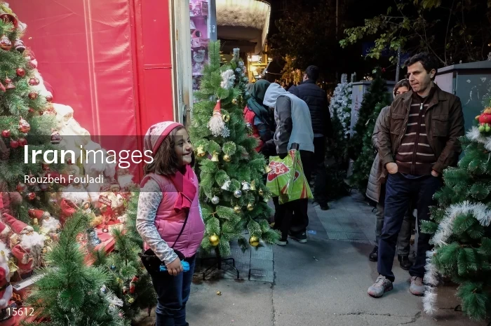 Christmas preparations in Tehran