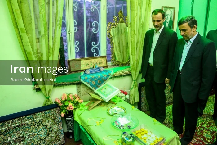 Hamid Baghaei and Mahmoud Ahmadinejad