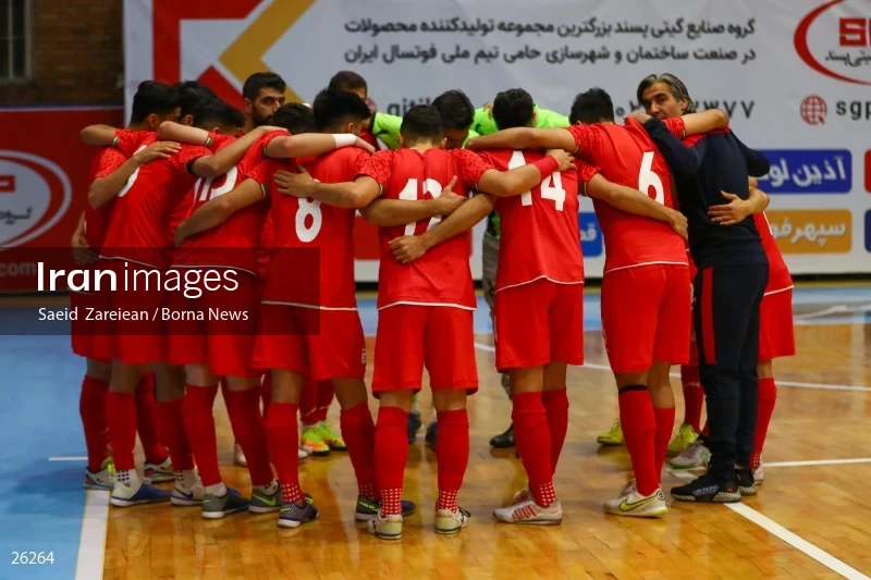 Iran Vs Uzbekistan Friendly Futsal match