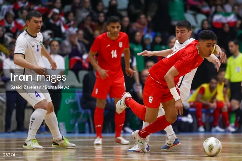 Iran Vs Uzbekistan Friendly Futsal match