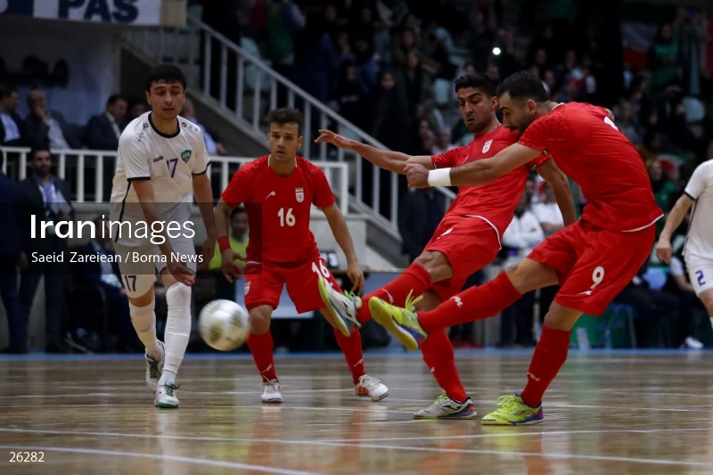 Iran Vs Uzbekistan Friendly Futsal match
