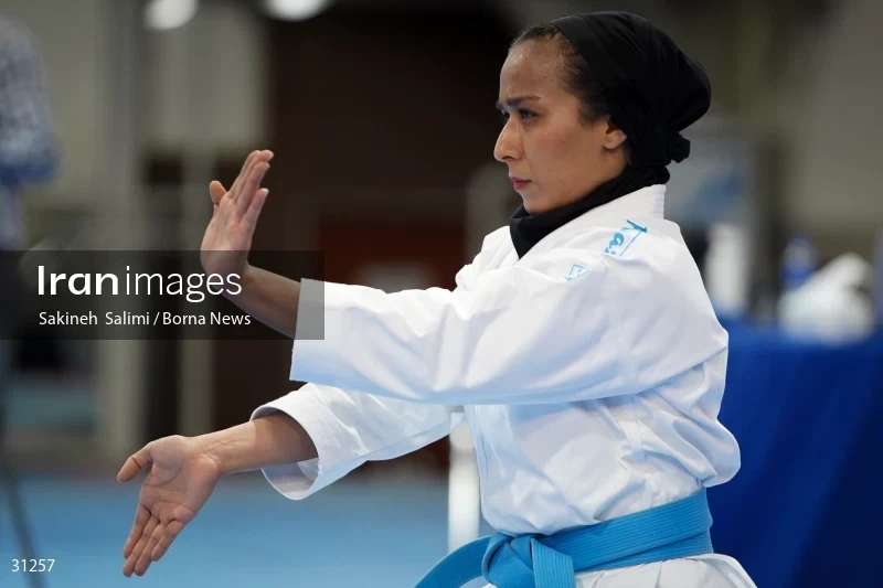 The girls' national karate team selection competition