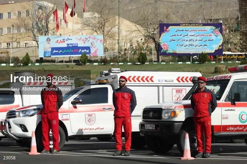 The traffic and safety services exercise of the Nowruz
