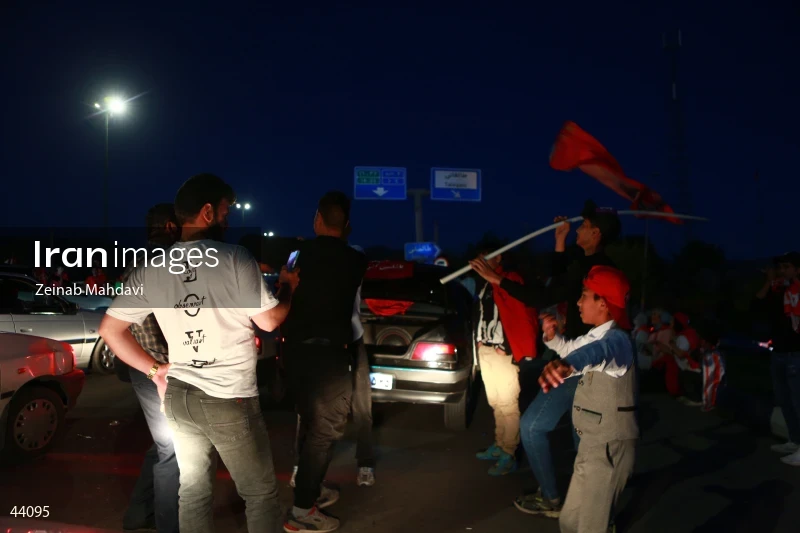 Championship celebration of Tractor Football Club in the 24th Persian Gulf Pro League