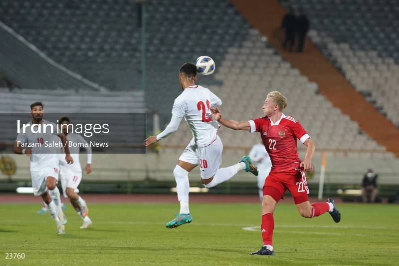 Iran v Russia friendly football match