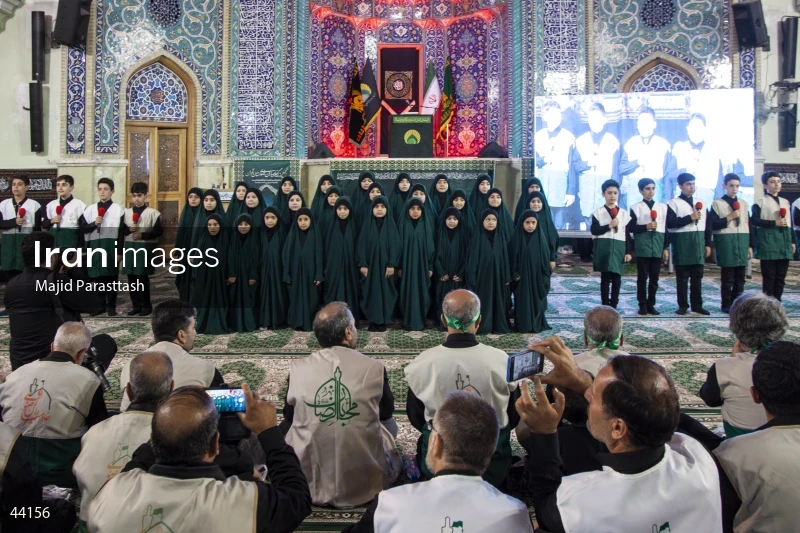 The Gathering of Razavi Volunteers at the Shrine of Abdul Azim al-Hasani