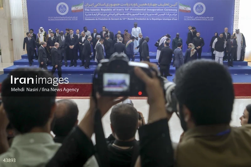 The inauguration ceremony of Iran's 14th presidential term, Masoud Pezeshkian.