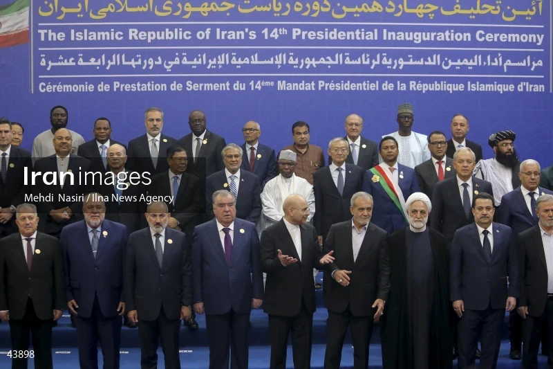 The inauguration ceremony of Iran's 14th presidential term, Masoud Pezeshkian.
