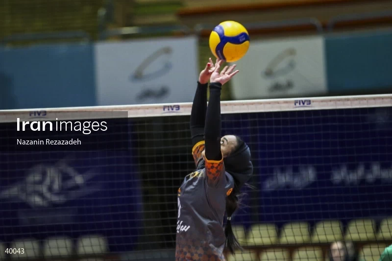 Saipa Tehran Vs. Zob Ahan Isfahan - Women's Volleyball Premier League.