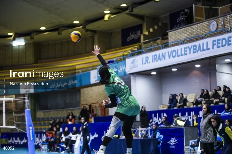 Saipa Tehran Vs. Zob Ahan Isfahan - Women's Volleyball Premier League.