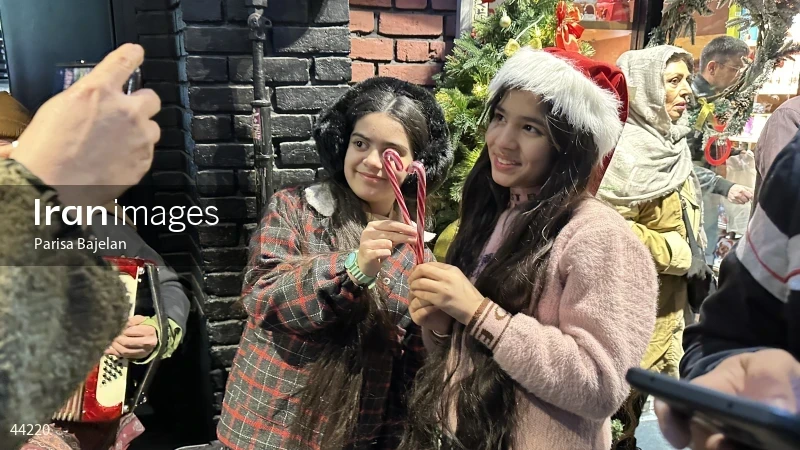 Tehran on Christmas night