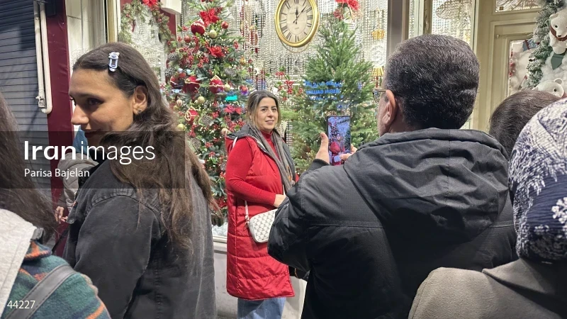 Tehran on Christmas night