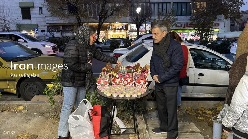 Tehran on Christmas night