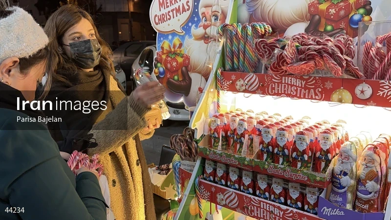 Tehran on Christmas night