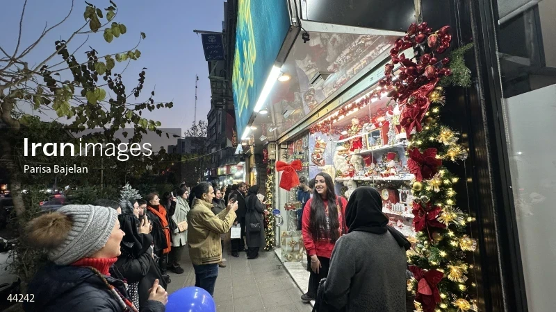 Tehran on Christmas night