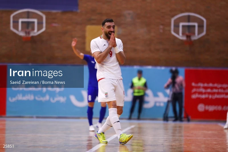 Iran Vs Uzbekistan Friendly Futsal match