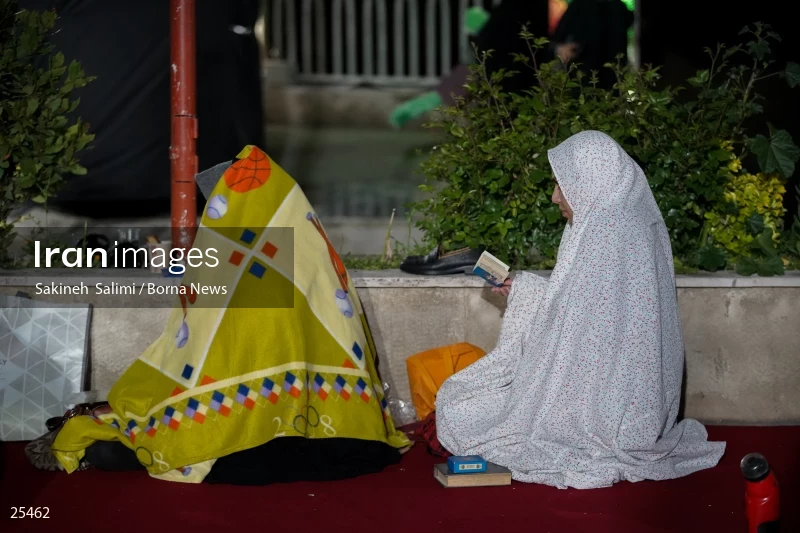 Qadr Night in Lavizan PanjTan Shrine (23rd day of Ramadan)
