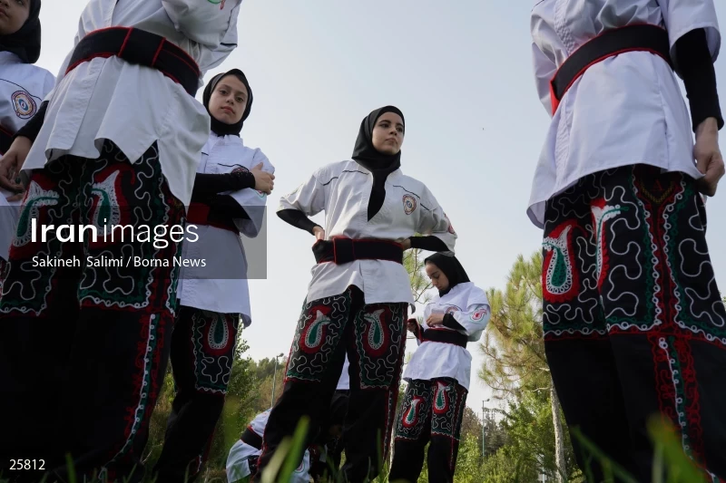 Women athletes of Ancient Iranian martial arts (Parthowa)