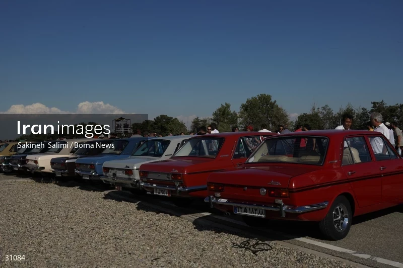 Gathering of classic cars in Tehran