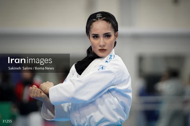 The girls' national karate team selection competition