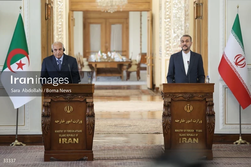 Meeting of foreign ministers of Iran and Algeria