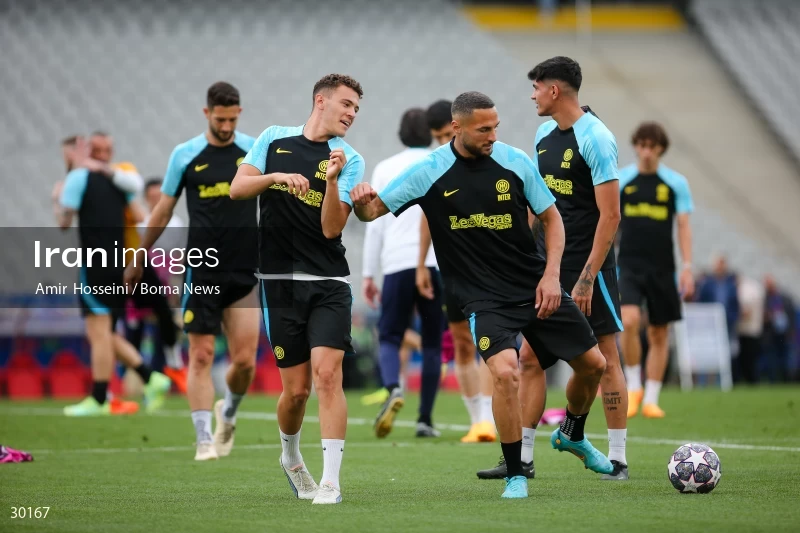 Inter Milan training session before the UEFA Champions League Final match