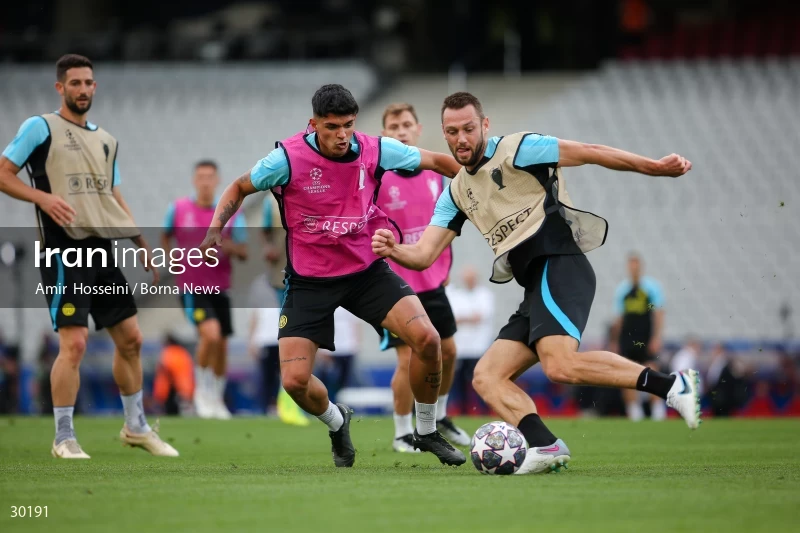 Inter Milan training session before the UEFA Champions League Final match