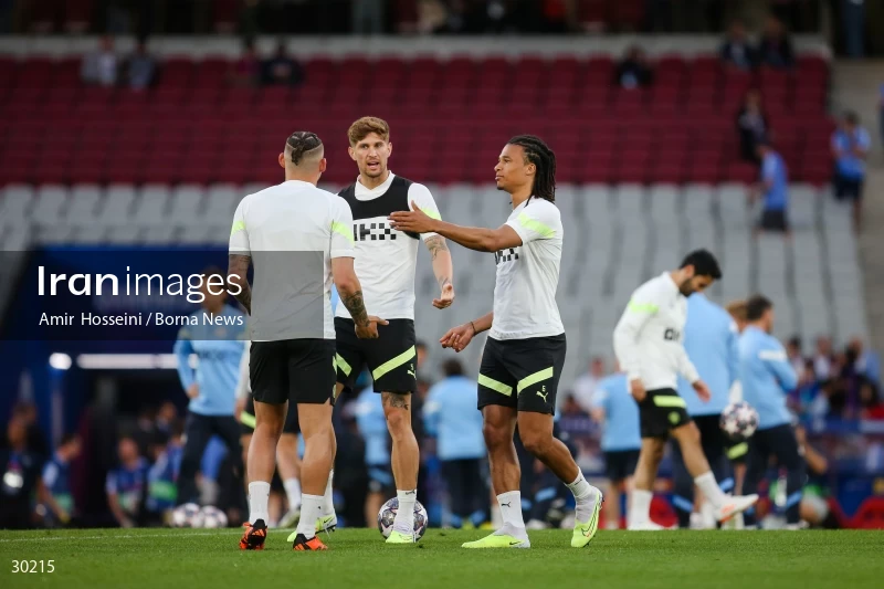 Manchester City training session before the UEFA Champions League Final match