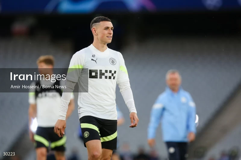 Manchester City training session before the UEFA Champions League Final match