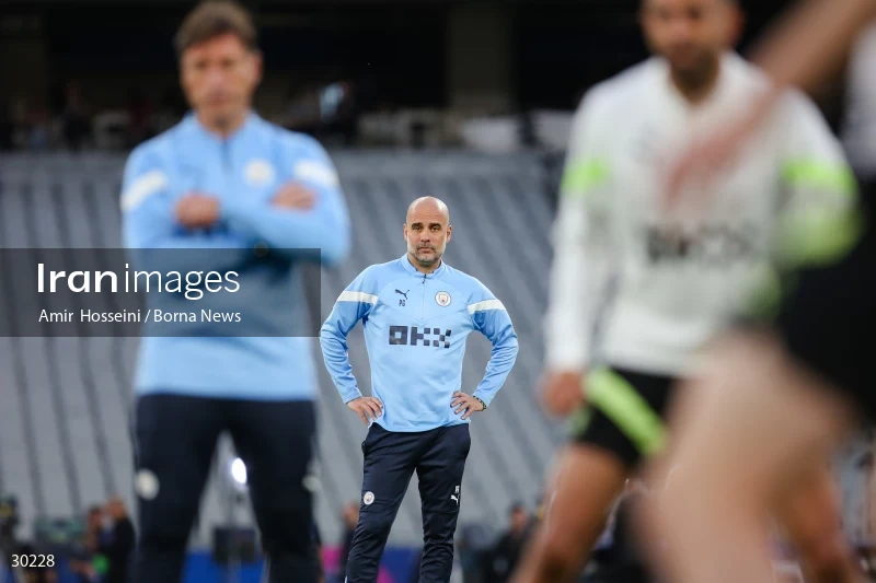 Manchester City training session before the UEFA Champions League Final match