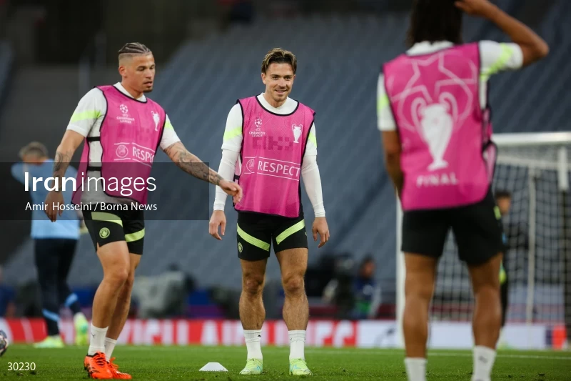 Manchester City training session before the UEFA Champions League Final match