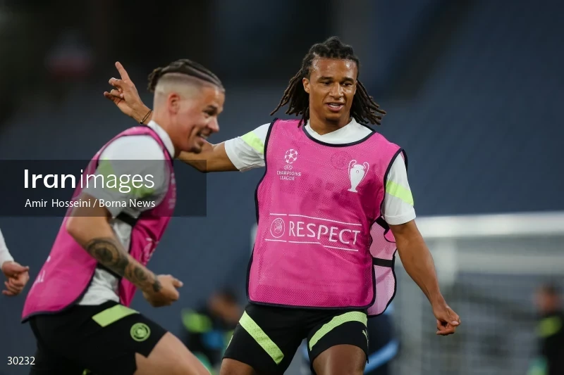 Manchester City training session before the UEFA Champions League Final match