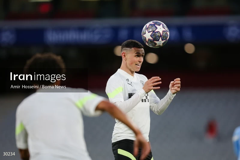Manchester City training session before the UEFA Champions League Final match