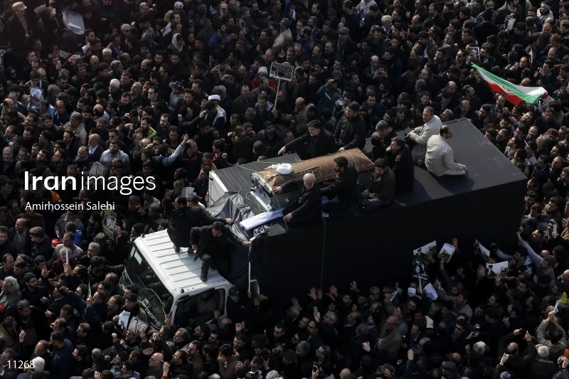 Ayatollah Akbar Hashemi Rafsanjani's funeral in Tehran
