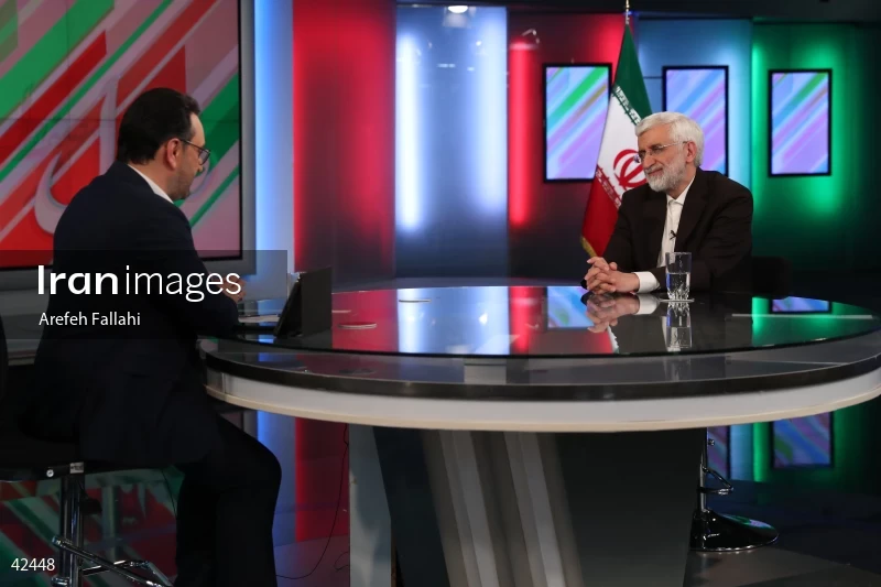 Saeed Jalili on the "Safe Aval (Prime Row)" program on the News Network